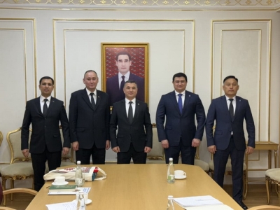 Meeting at the Ministry of Internal Affairs of Turkmenistan
