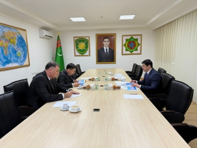 Meeting at the Ministry of National Security of Turkmenistan