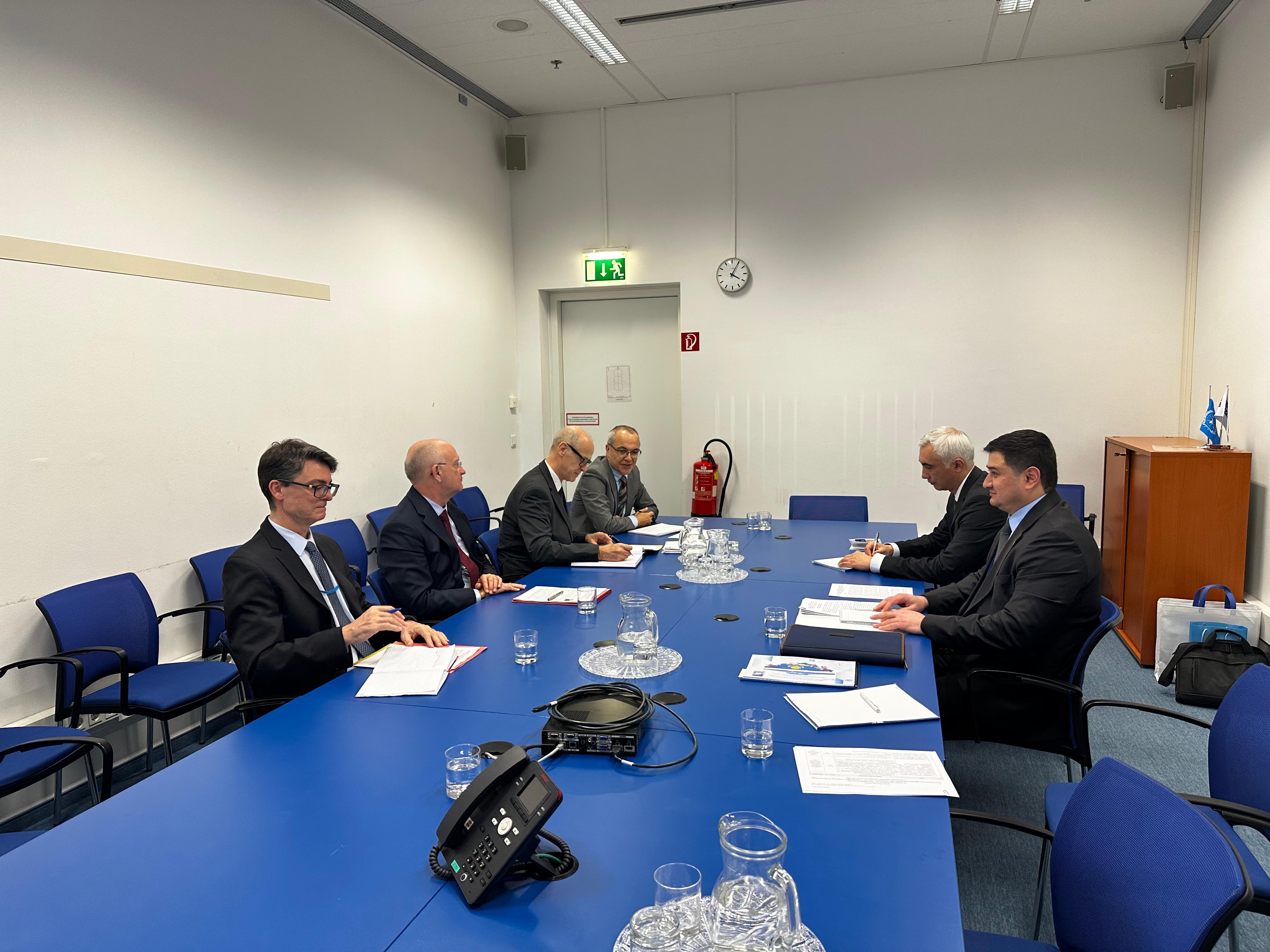 Встреча с руководством УНП ООН в Вене