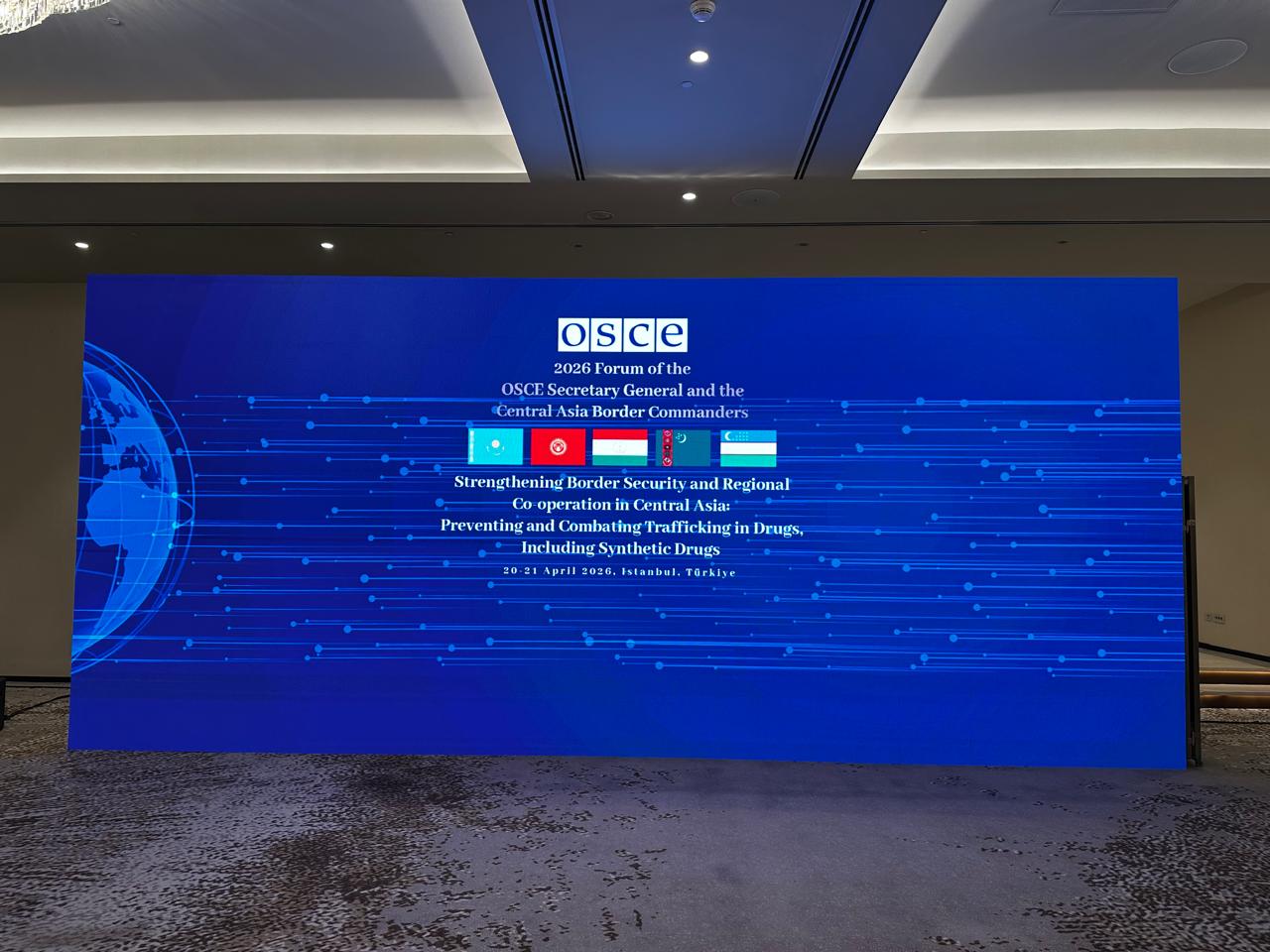 On the participation of the OSCE Secretary General and the Commanders of the Border Troops of Central Asia in the forum